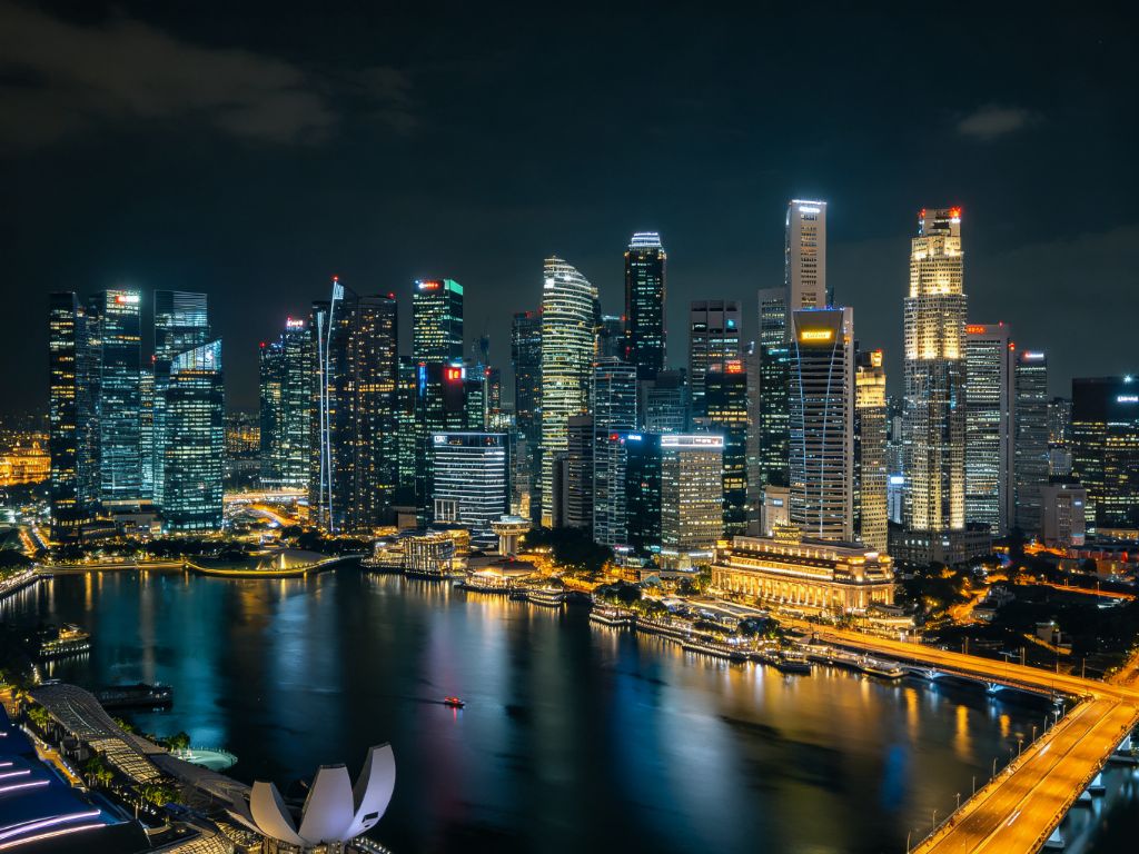 新加坡城市夜景